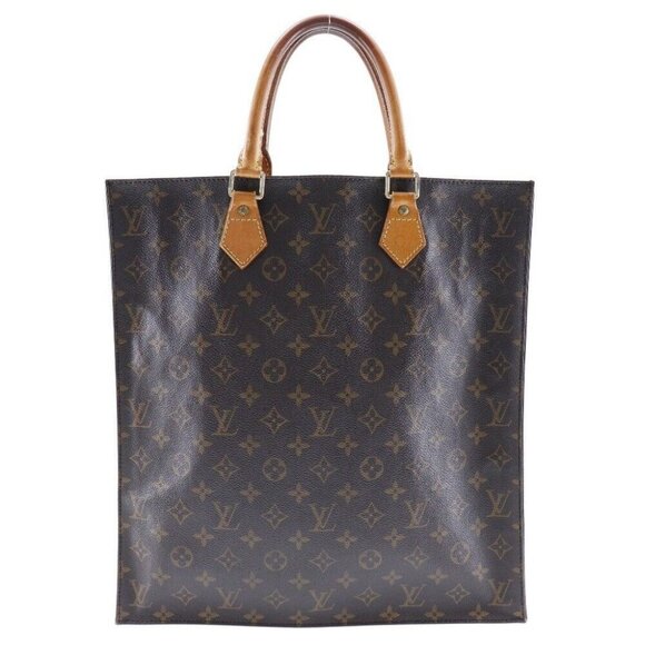 LOUIS VUITTON Sac Plat Tote Bag Monogram canvas unisex - Picture 1 of 9